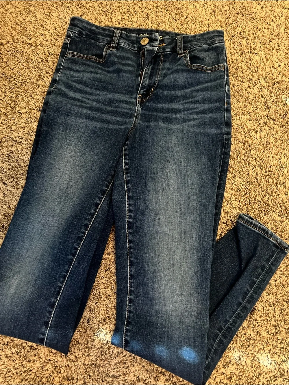 Women’s Dark Blue Stretch Skinny Jeans